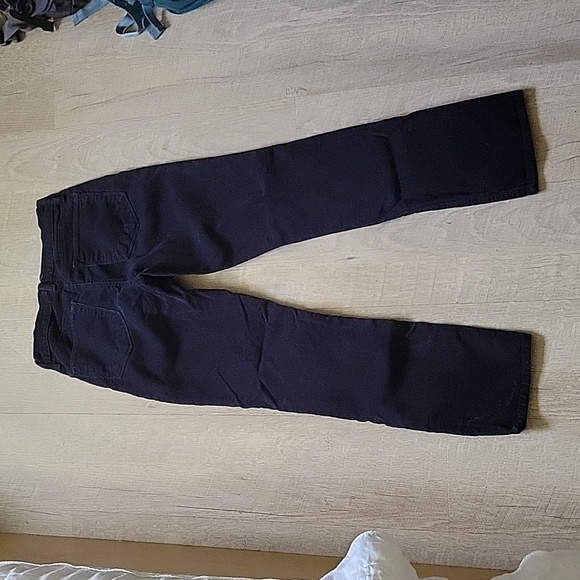 Frame Le High Straight in Navy Corduroy size 25 - Picture 9 of 9